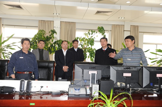 省煤炭工业局局长乔乃琛来鹿洼煤矿调研