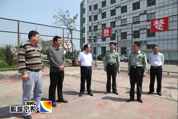 汶上县武装部领导到义桥煤矿指导民兵整组及民兵应急连训练工作