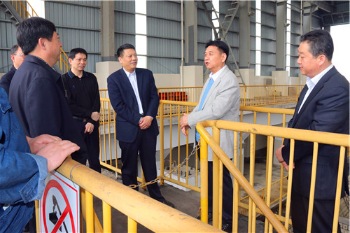 中国太原铁路局集团高管到济矿物流参观视察合作项目