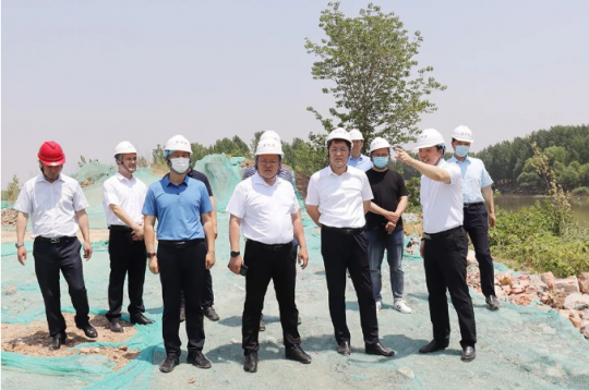 张令华到龙拱港调研项目进展情况