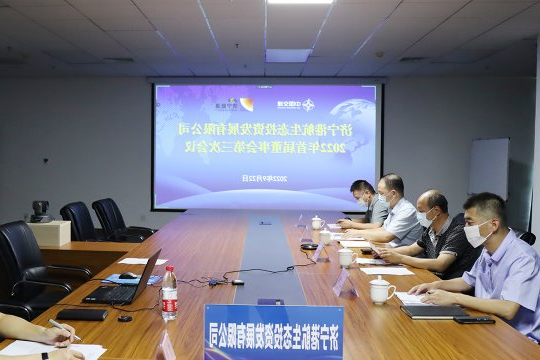 港航生态公司2022年首届董事会第三次会议顺利召开