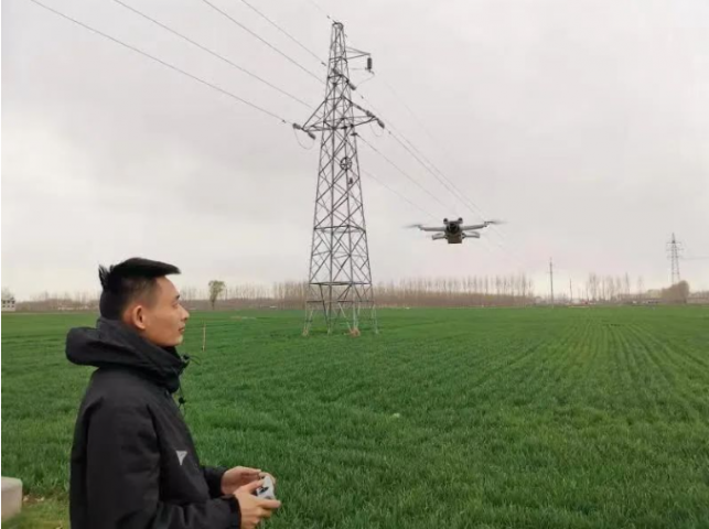义桥煤矿巡线工有了“空中巡查”新搭档