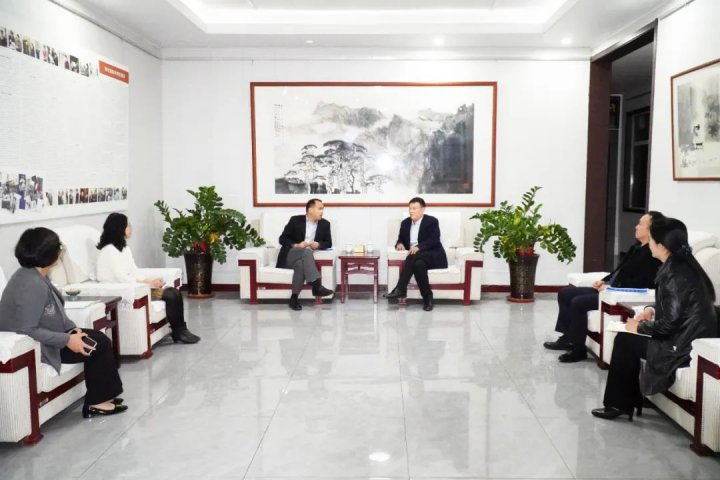 张广宇带队在济南市开展商务活动