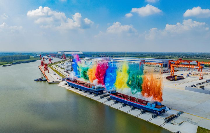 人民网丨济宁掀起内河新能源船舶迭代热潮