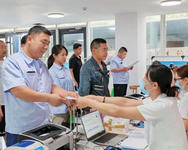 精准查体保健康丨阳城二号井在安全月为职工健康“上保险”